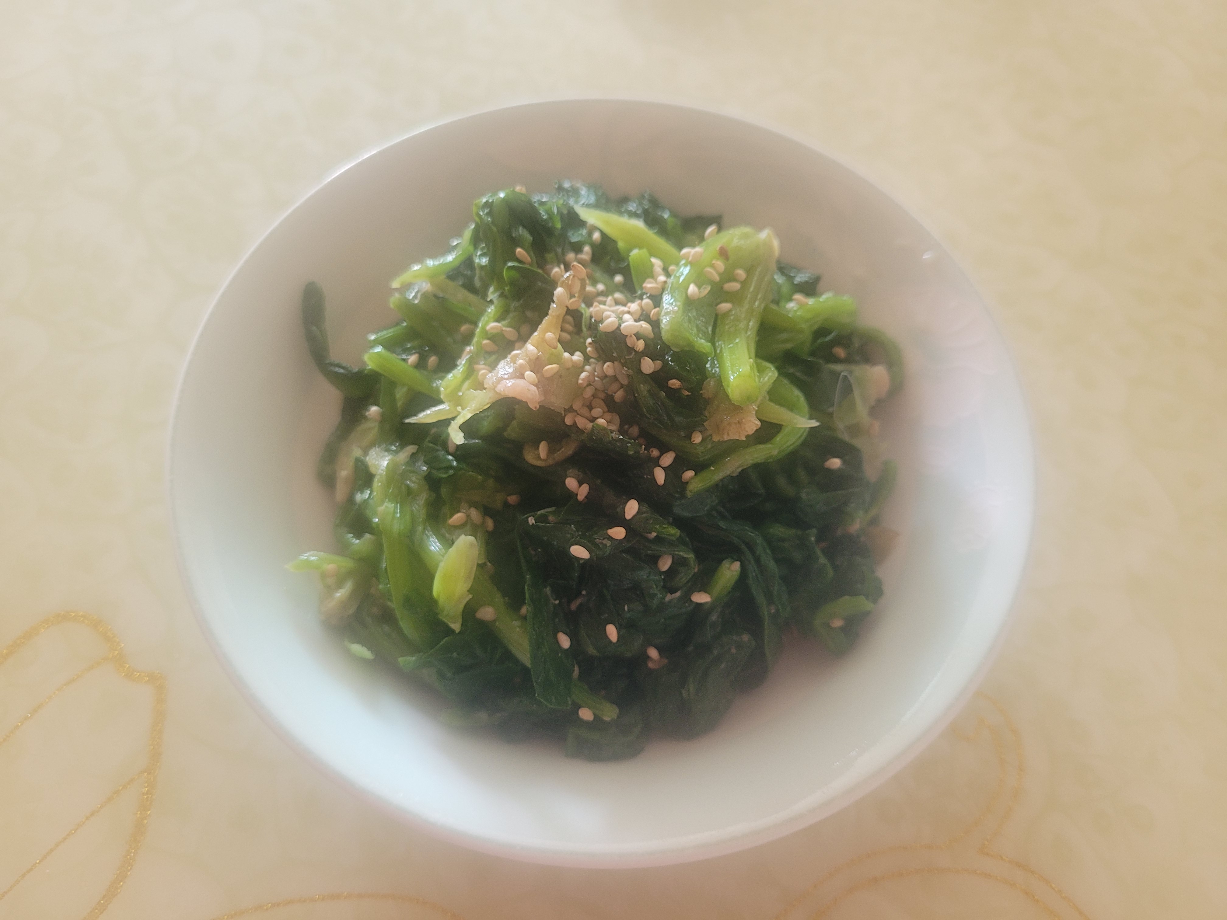 집밥, 시금치나물