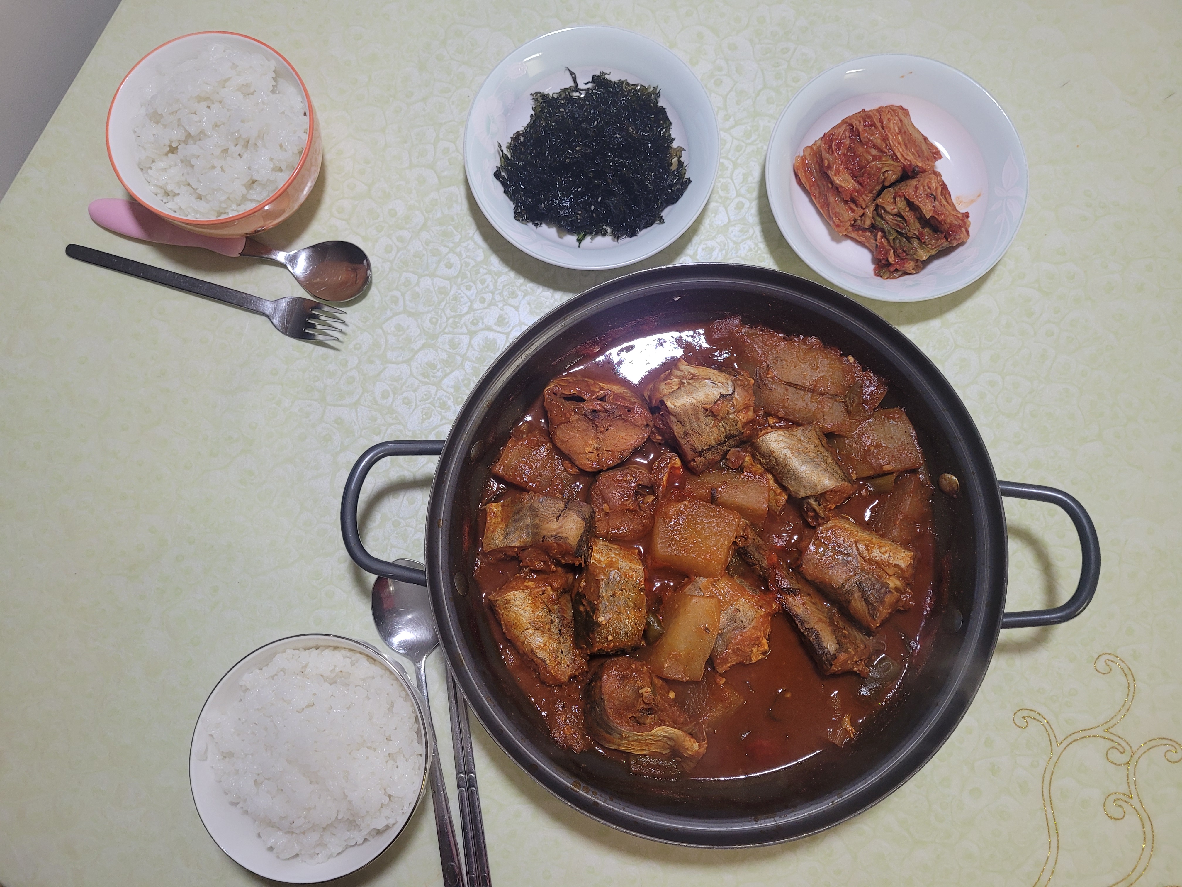 집밥, 코다리무조림.