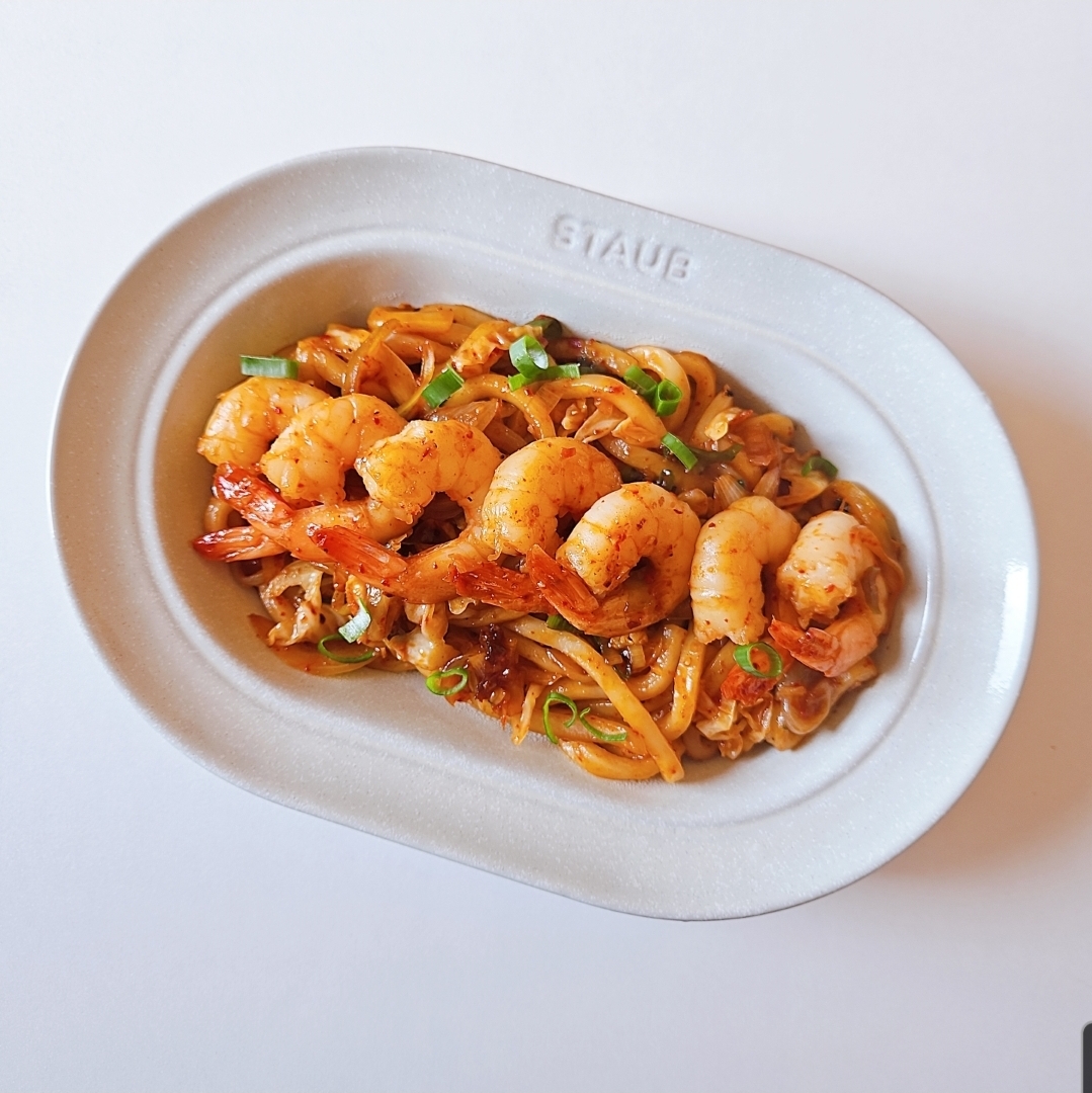 마라해물볶음우동