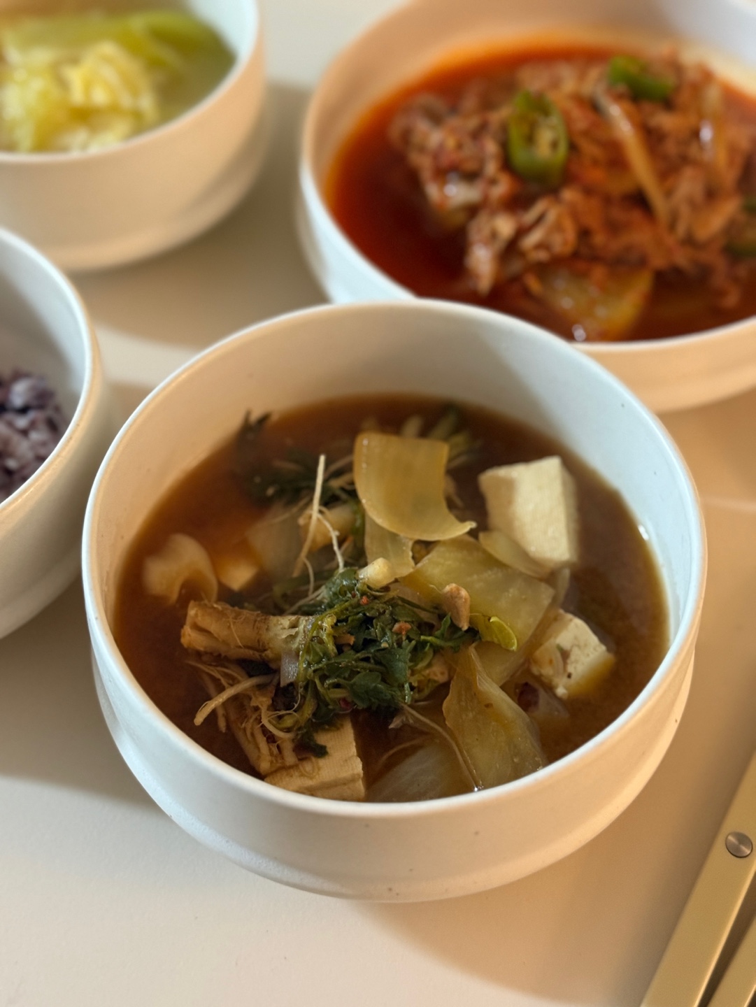 냉이된장찌개로 봄 즐기기