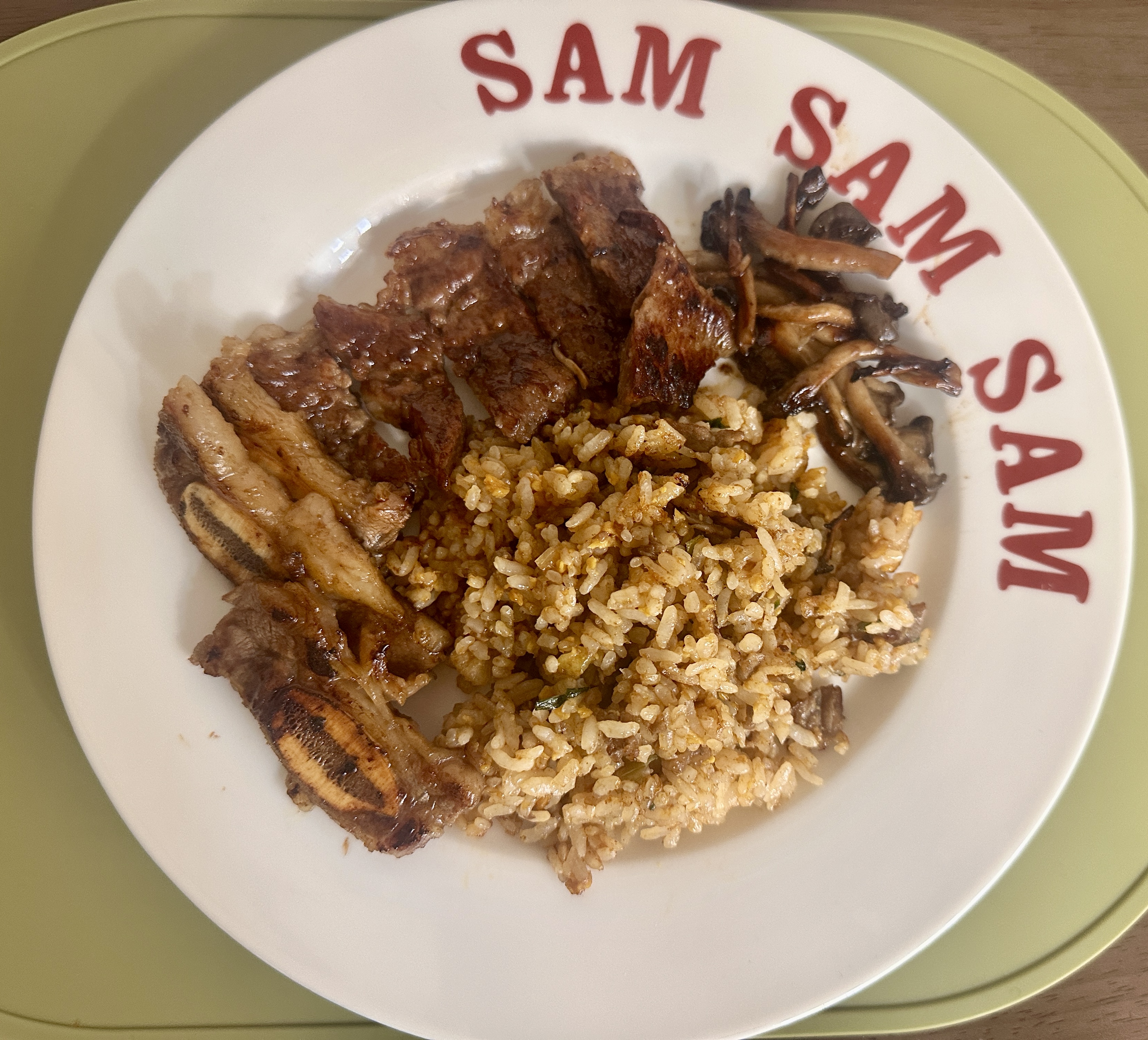 주말 한그릇 요리! 마늘볶음밥과 LA갈비! 