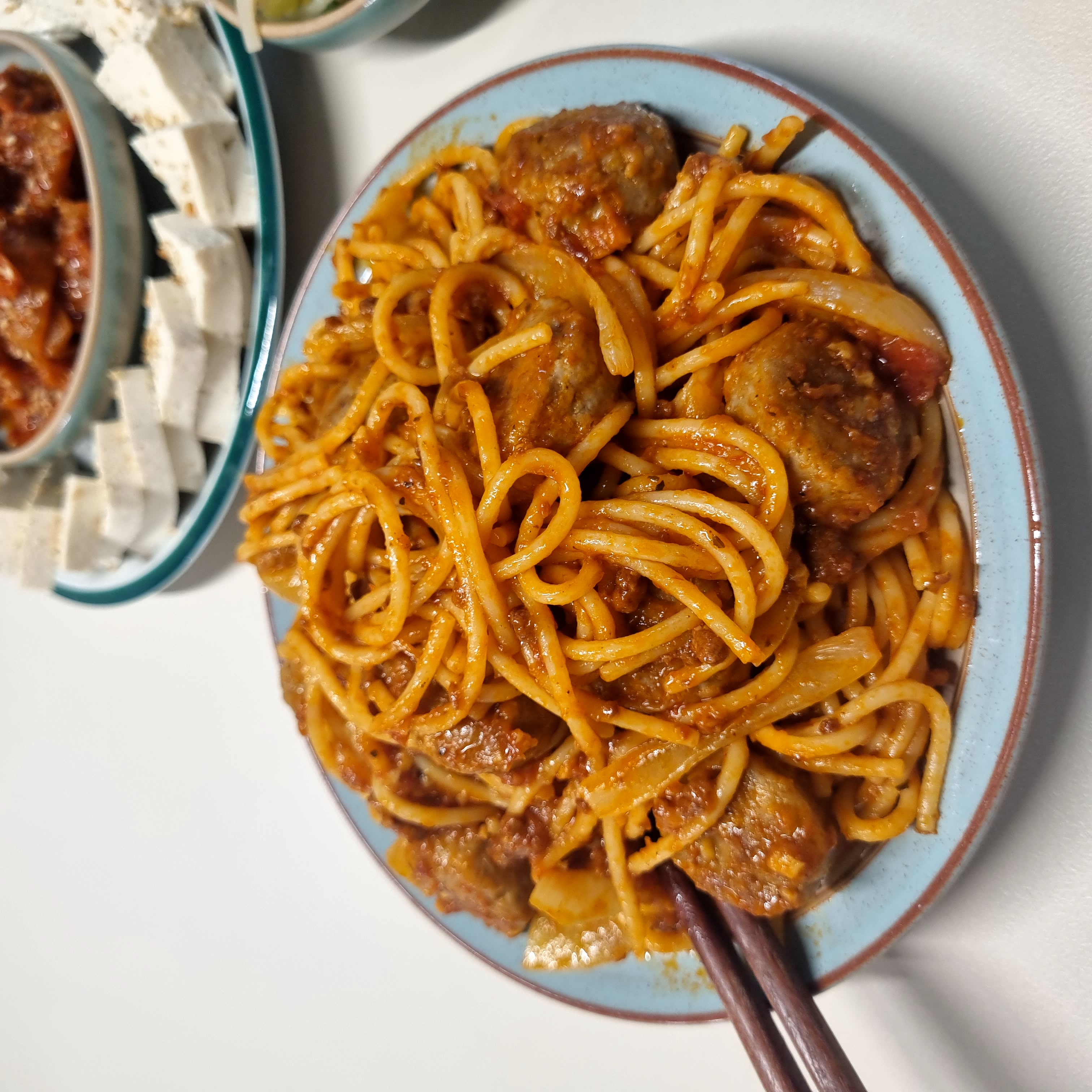 함께 먹는 토마토스파게티